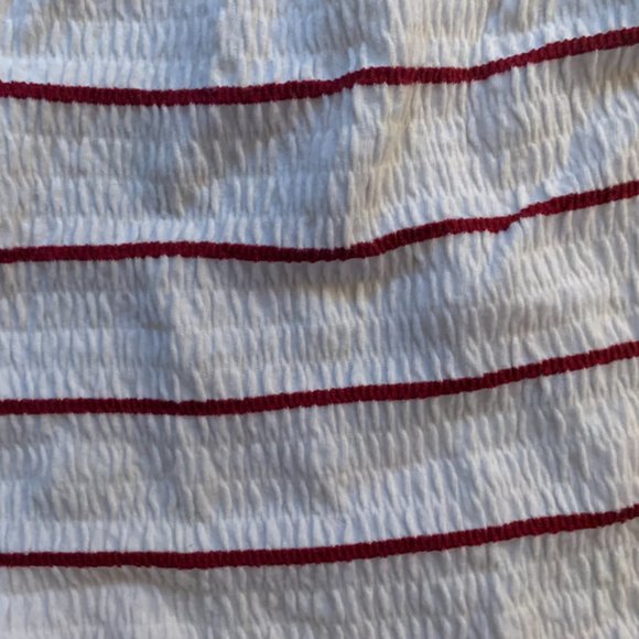 Tilly's Striped off the Shoulder Top Size Large 🐇 - Picture 3 of 5